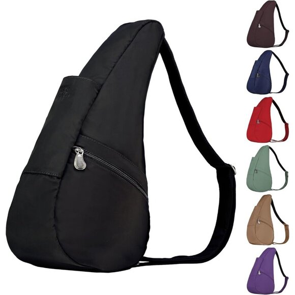 Handbags - 15" Microfiber Crossbody Sling Bag Ergonomic Lightweight Travel Everyday